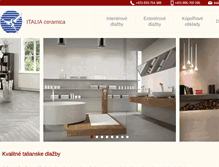 Tablet Screenshot of italiaagency.sk